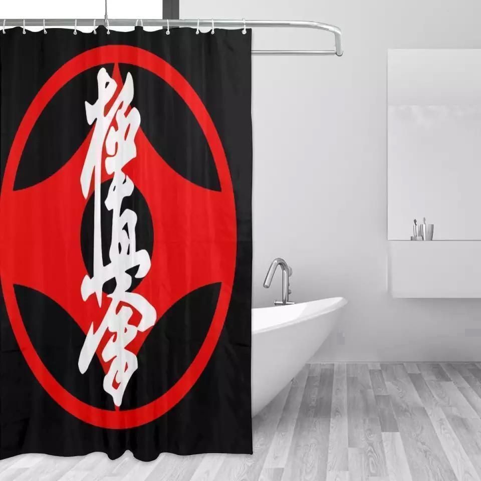 真 空手 真会 観空マーク シャワー カーテン