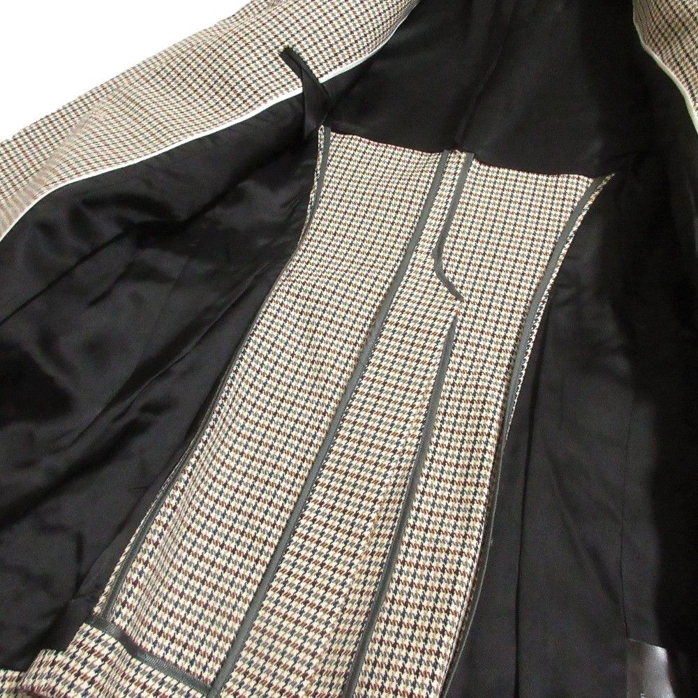 【美品】Theory セオリー ジャケット 千鳥格子 2サイズ 断捨離 theory セオリー リネン レーヨン 無地 日本製 テーラード