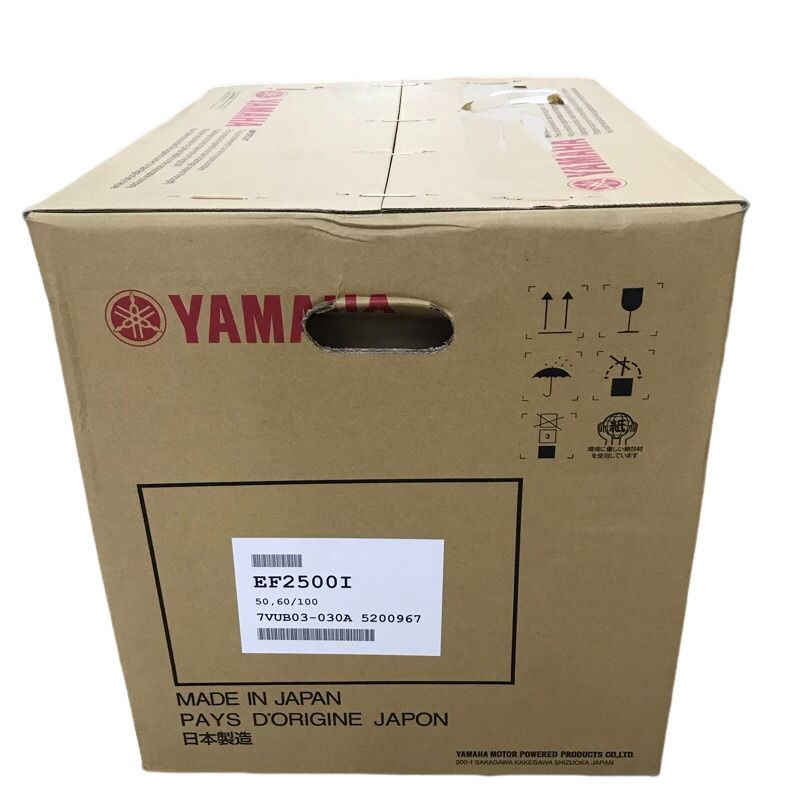 YAMAHA ヤマハ インバーター発電機 EF2500i 2.5kVA オープン型 軽量
