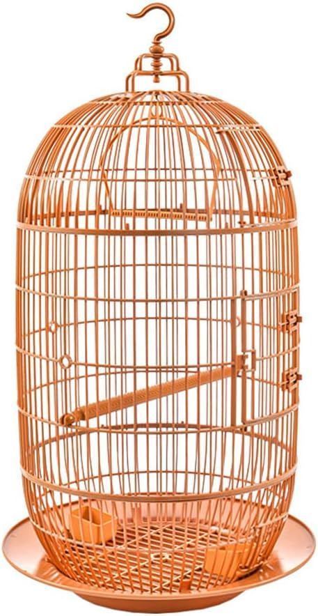 鳥かご 鳥ケージ バードゲージ 鳥小屋 プラスチック製 バックル式組立 掃除しやすい 文鳥 セキセイ ボタン 40*73.5CM ケージだけ