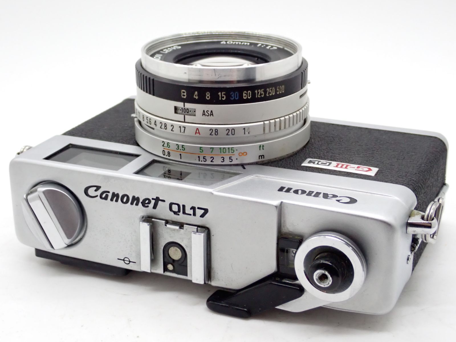 カメラ 美品 Canon Canonet QL17 G-Ⅲ G3 40mm f1.7 レンジ