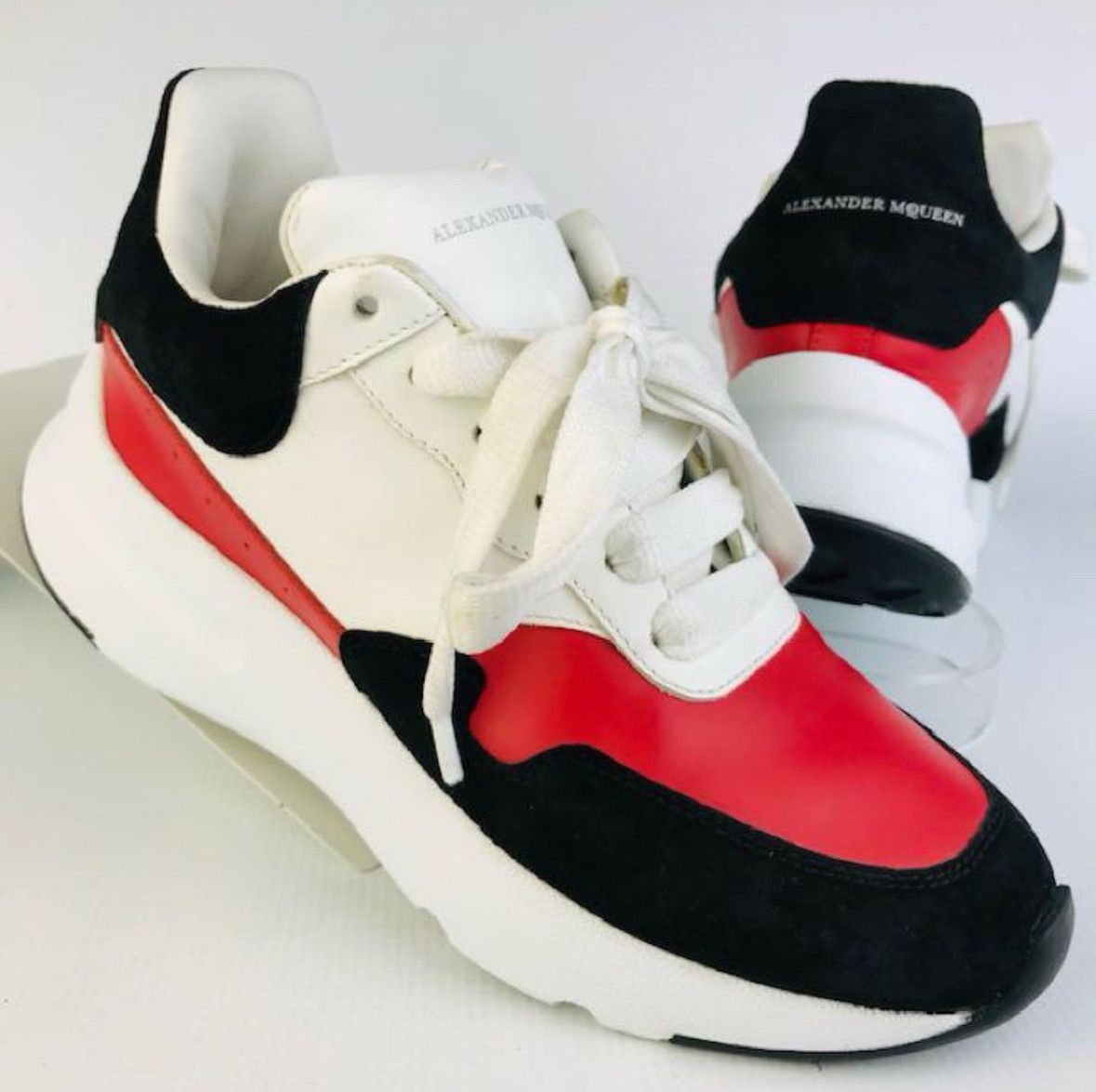 アレキサンダーマックイーン 人気のオーバーソールスニーカー ☆関税込☆ALEXANDER MCQUEEN☆エアオーバーソールスニーカー