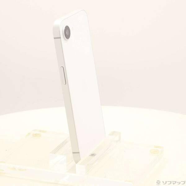 中古品〕iPhone16e 128GB ホワイト MD1R4J／A SIMフリー【258