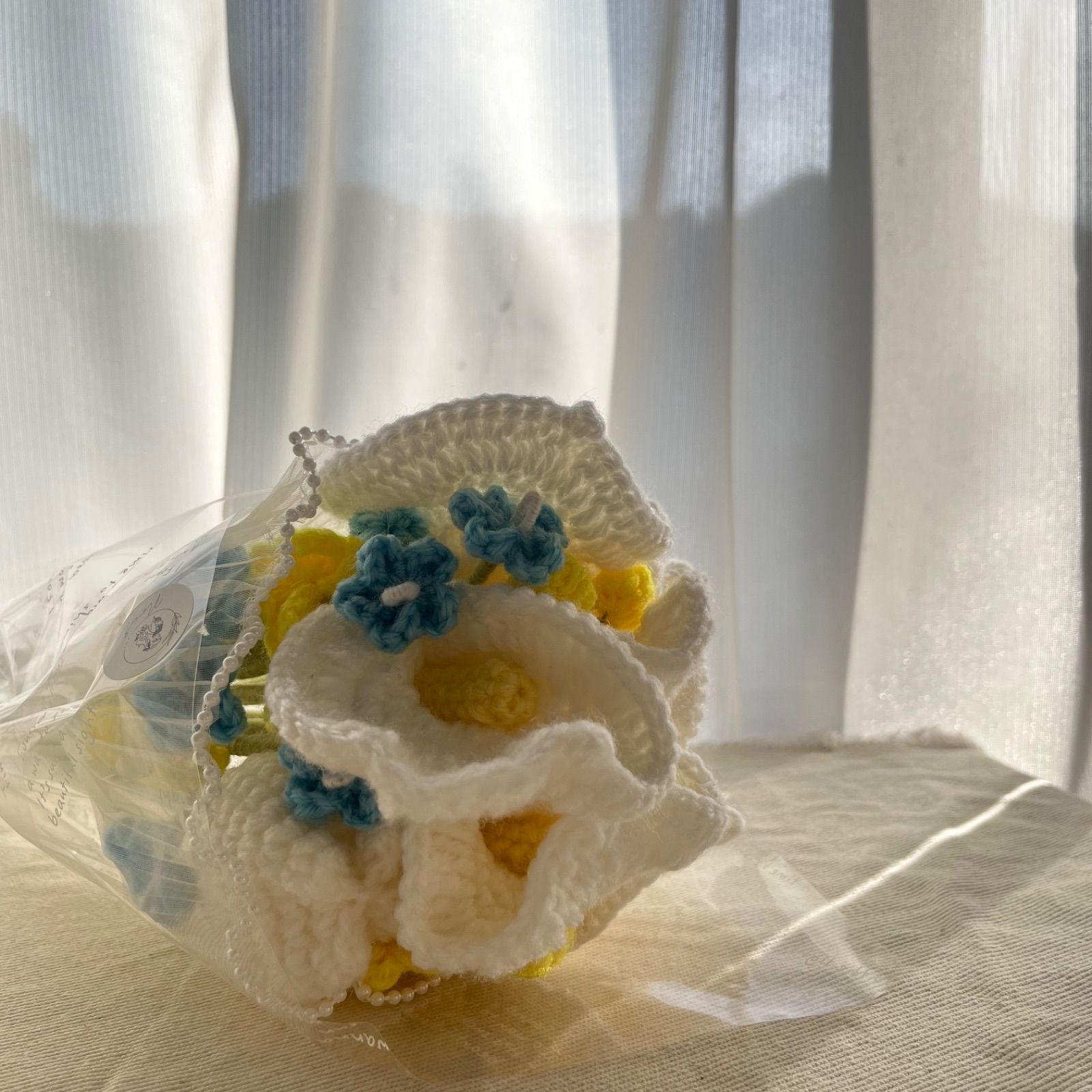 毛糸の花束 枯れないお花 毛糸 ブーケ かぎ針編み 【公式通販】
