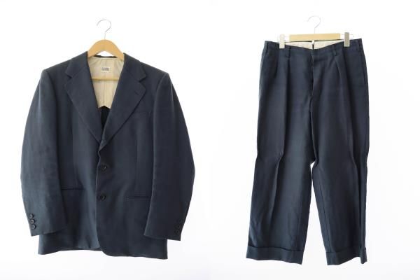 ユナイテッドアローズ UNITED ARROWS -SONS アンドサンズ リネン セットアップ 1178-699-2436 46 紺 ネイビー ブランド古着ベクトル 250514
