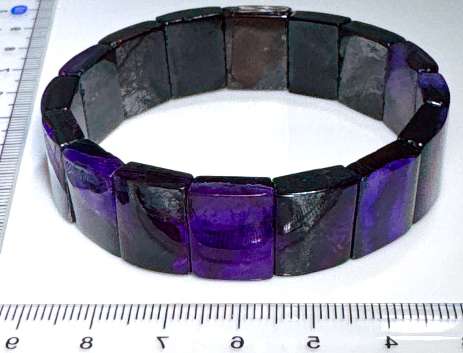 上天然スギライトバングルブレスレット