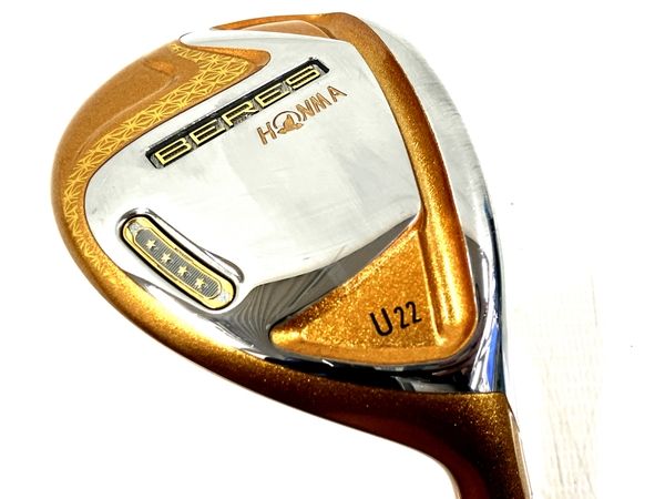 【動作保証】HONMA ホンマ BERES  U22 4S ARMRQ 47 4S 2019年モデル 24Kリング 中古 T8747436
