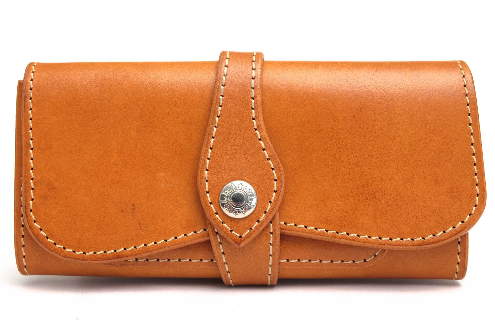 琉球レザーL.L.A／Ryukyu Leather LLA 長財布 財布 ウォレット メンズ 男性 男性用レザー 革 本革 ブラウン 茶  小銭入れなし 札入れ