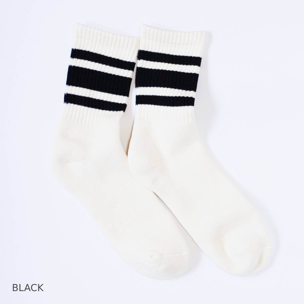 decka Quality socks デカクォリティソックス 80’s Skater Socks Short Length de-40 靴下 ユニセックス レディース メンズ 新品 国内正規品 日本製 【サイズ / 2：25-28cm】