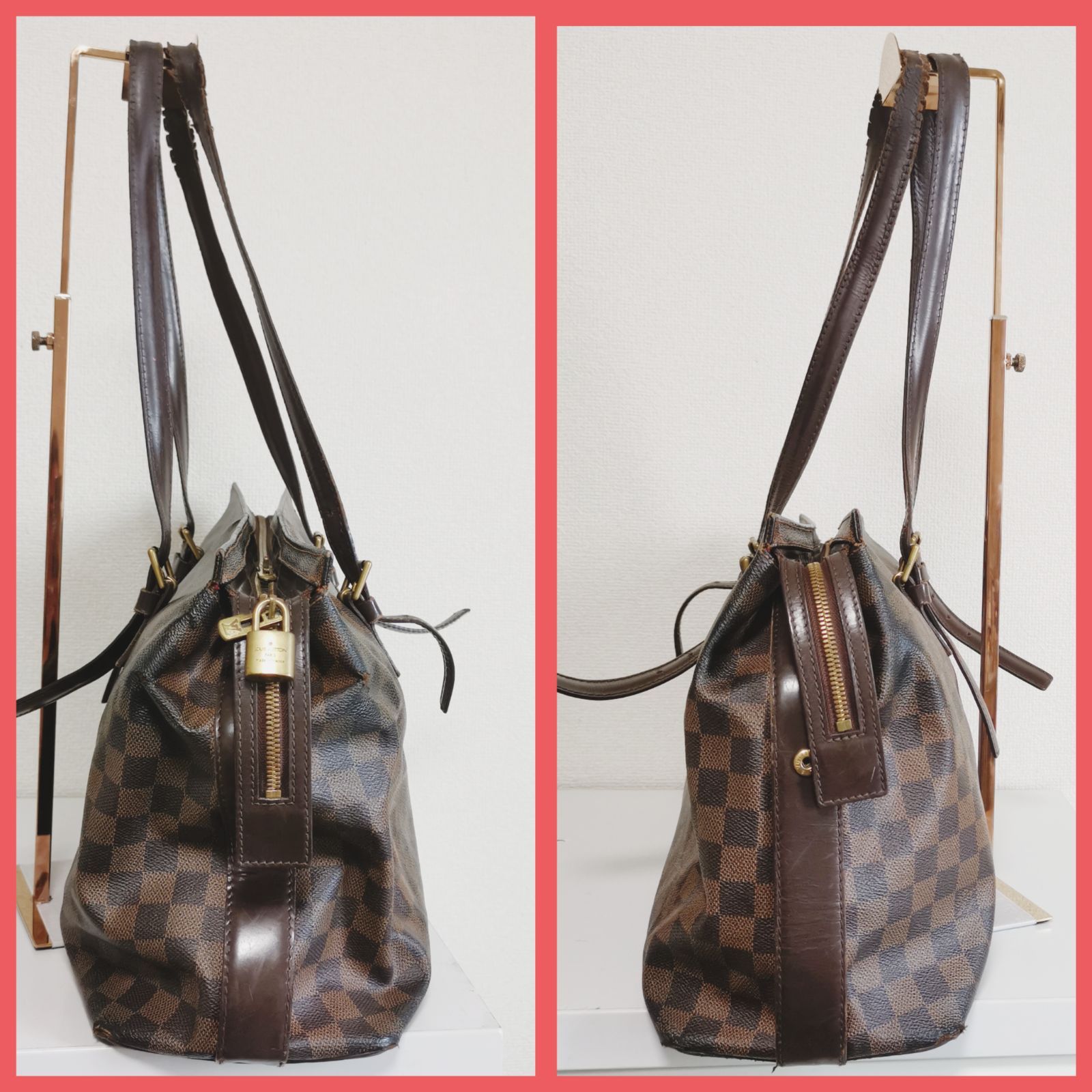 人気品】正規品！送無!ルイヴィトンVUITTON チェルシー ダミエ柄