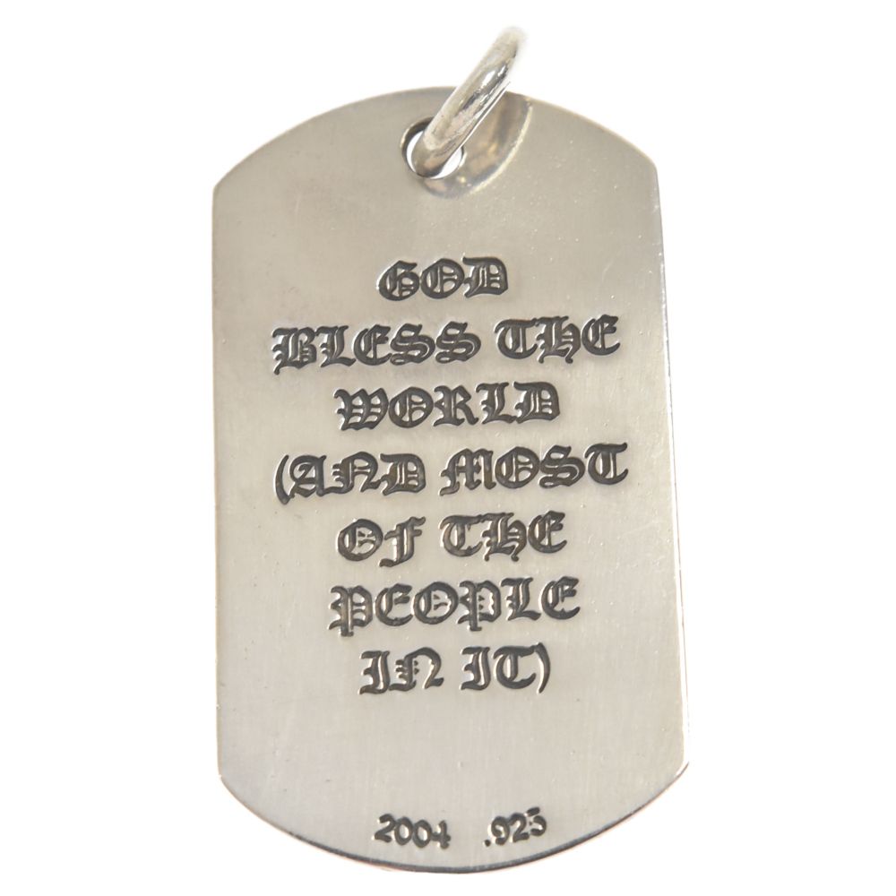 CHROME HEARTS (クロムハーツ) D/TAG LRG GOD BLESS THE WORLD