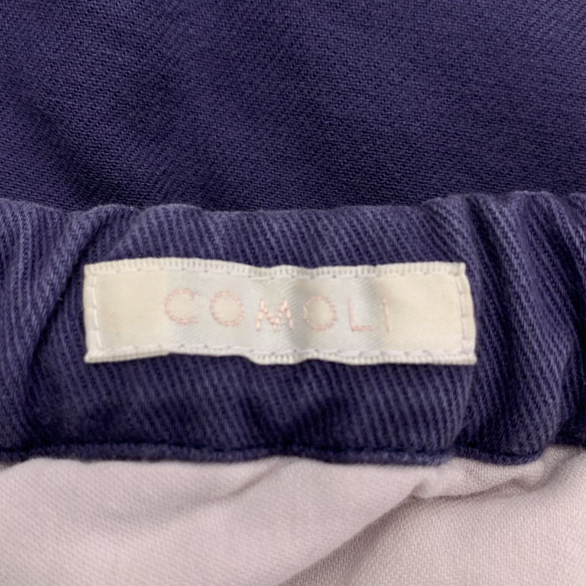  COMOLI コモリ 2025 SS コットンドリルニータックパンツ 2 FADE BLUE フェードブルー メンズ その他 パンツ