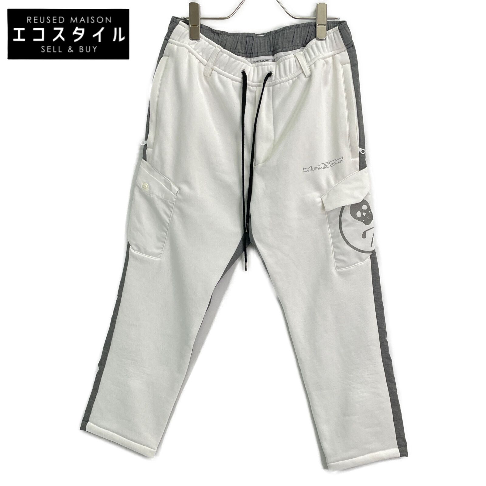MARK&LONA パンツ44 新品タグ付き MARK&LONA マークアンドロナ グレー Flow MLT ポケットパンツ 44