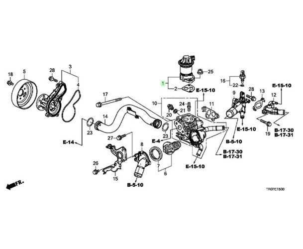 ホンダ 純正 CR-V EGR バルブセット HONDA CR-V Valve Set EGR 未使用