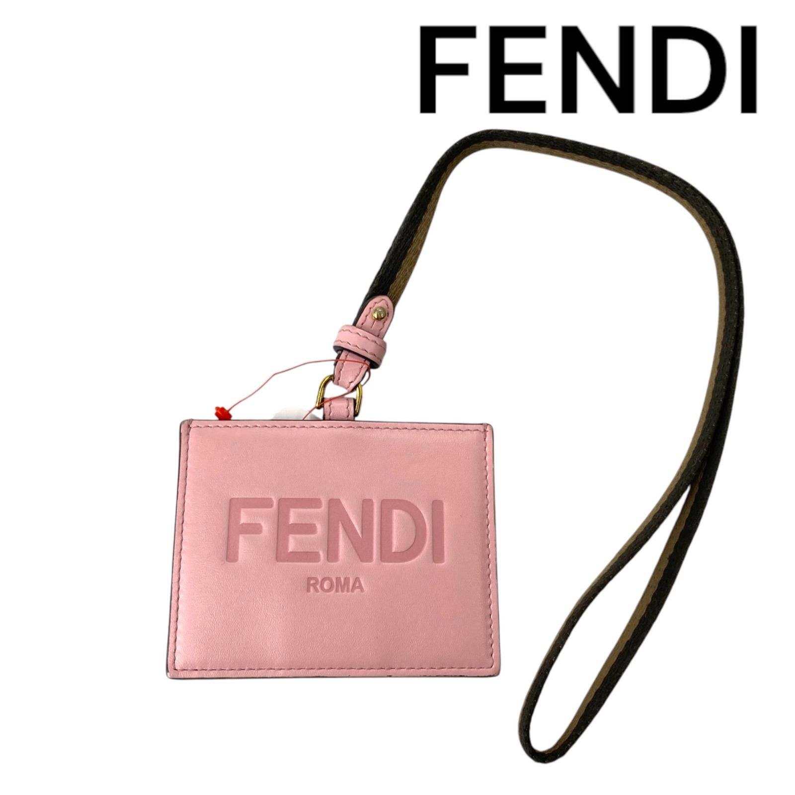 ○ フェンディ FENDI ネームカードホルダー パスケース 定期入れ