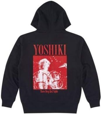 X JAPAN 2018 Live ~紅に染まった夜~ YOSHIKI パーカー X JAPAN 2018 紅に染まった夜 MAKUHARI MESSE 3DAYS- 公式グッズ