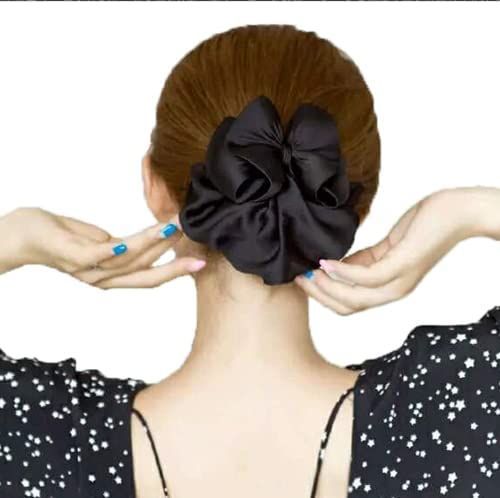 【在庫セール】クリップ ヘアクリップ ヘアアクセサリー 3Dリボン おだんご ネ