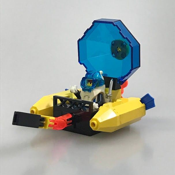 正規品 LEGO レゴ システム　アクアゾーン 6125 アクアミニサブマリン NH-298 オールドレゴ　ミニフィグ　潜水艇　組み立て説明書つき 371