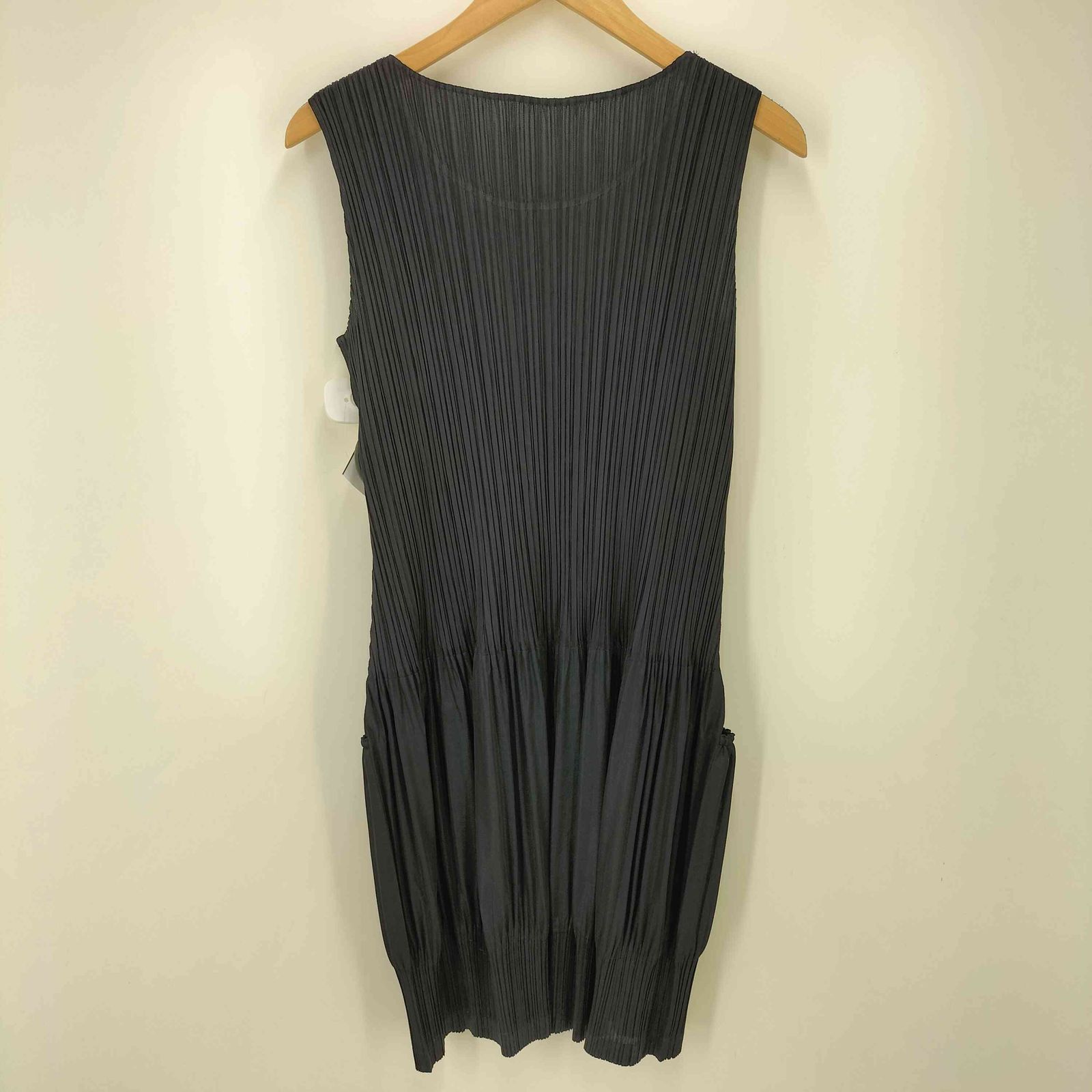 プリーツプリーズ　ノースリーブ　チュニック　トップス PLEATS PLEASE ISSEY MIYAKE - 美品 プリーツプリーズ イッセイ