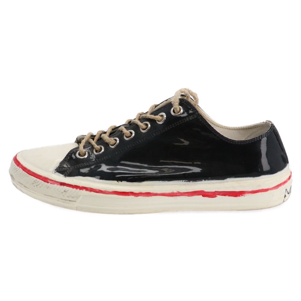 MARNI マルニ GOOEY グーウィー パテント ローカットスニーカー シューズ ブラック MARNI (マルニ) GOOEY グーウィー パテント ローカットスニーカー