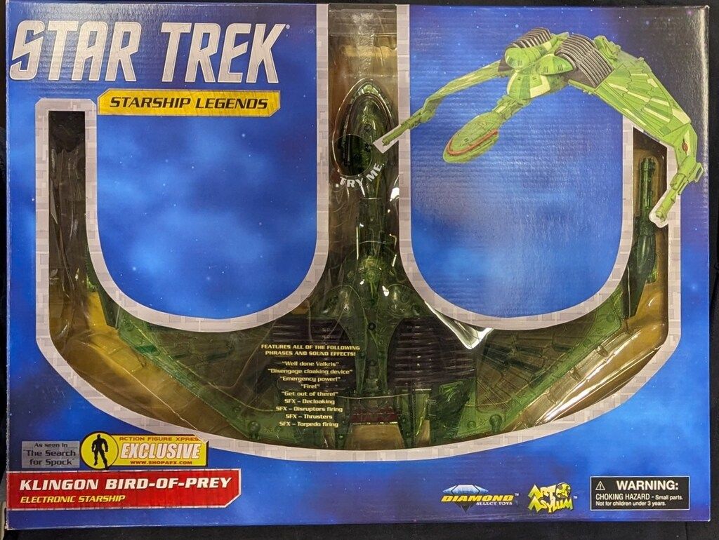 DIAMOND SELECT STAR TREK BIRD OF PREY 半透明ver/STAR TREK 完成品