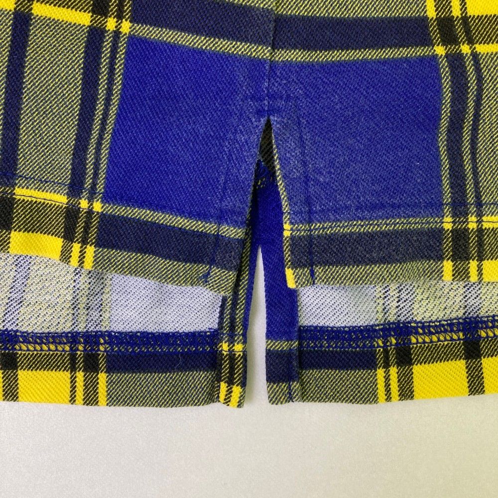 サイズ：4 PEARLY GATES パーリーゲイツ 半袖ポロシャツ チェック柄