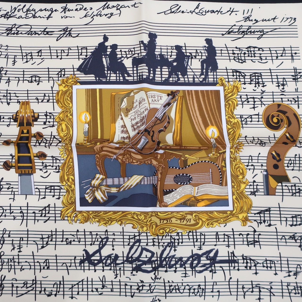 未使用品】HERMES エルメス カレ90 IN SALZBURG ザルツブルグにて