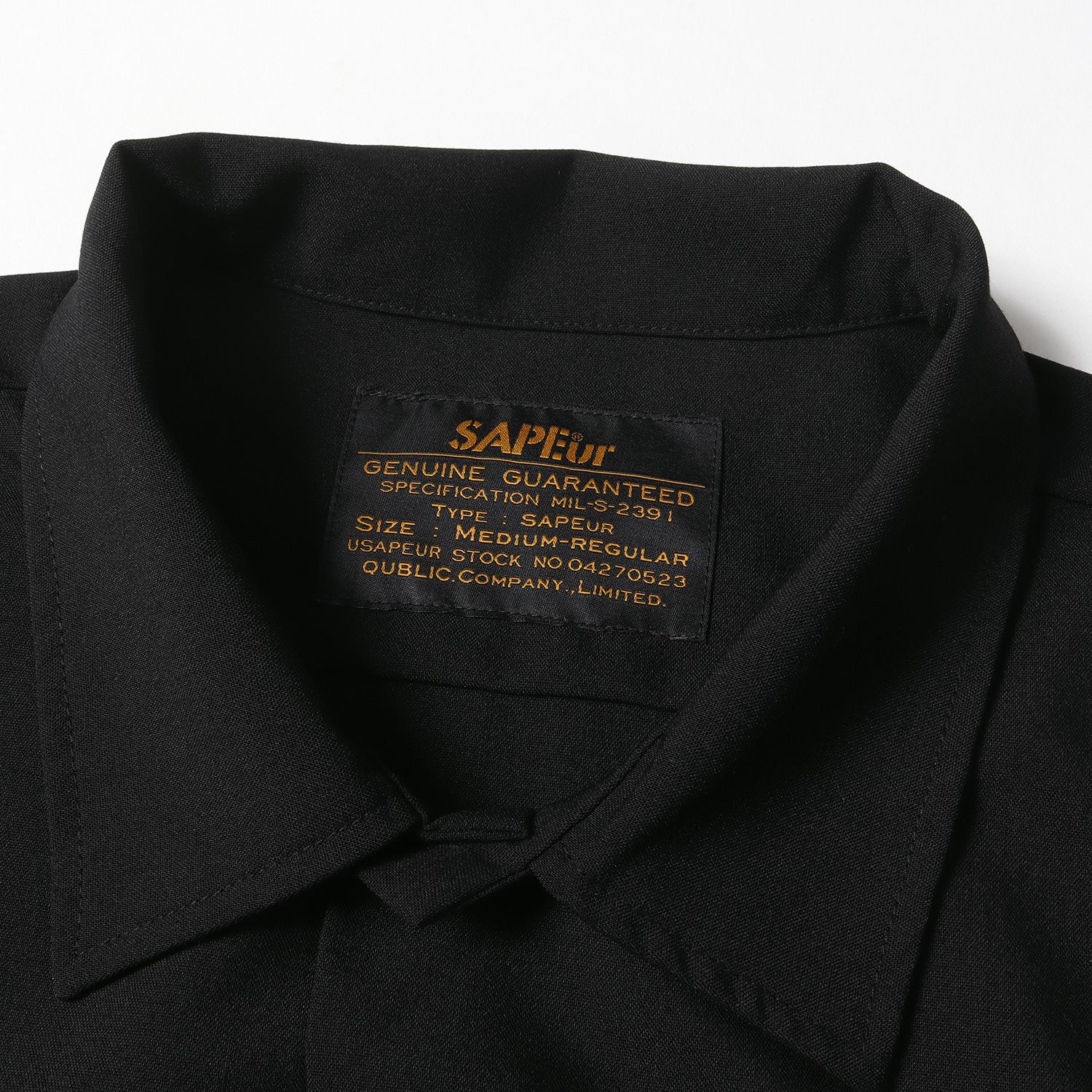 美品 A Elegantes SAPEur サプール シャツ サイズ:M 23SS ワッペン 