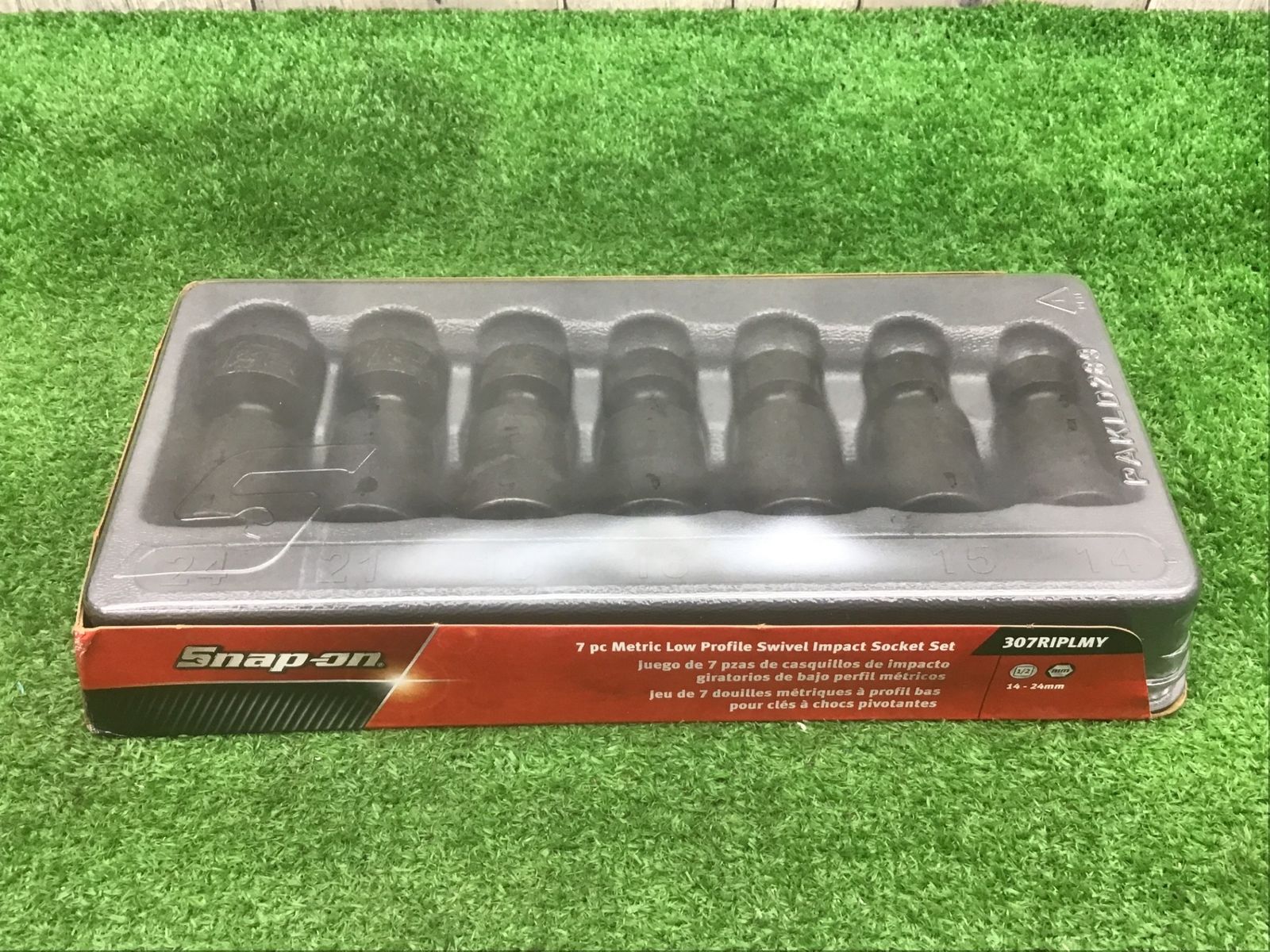 送料無料 ♥ ●Snap-on 307RIPLMY スイベル インパクトソケットセット 1|2” 14-24ミリ●アクトツール富山店●BR