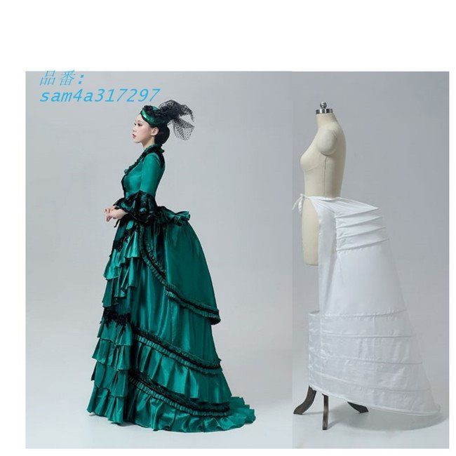 バロック時代BUSTLE 宮廷ドレス