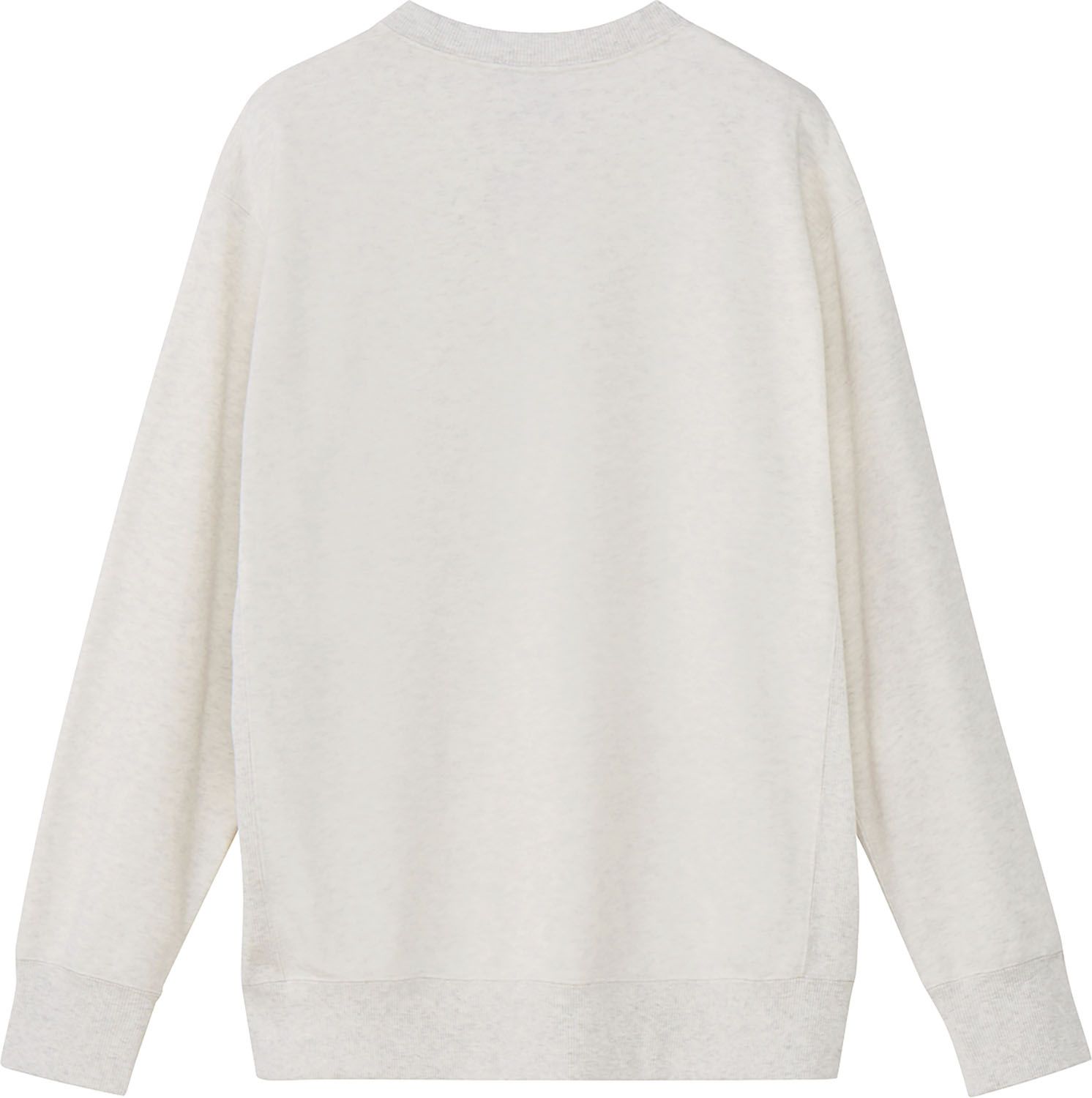 ザ ノース フェイス THE NORTH FACE アウトドア ヘザーロゴクルー Heather Logo Crew メンズ レディース 速乾 丸首 スウェット ストレッチ性 ロゴ トップス 長袖 静電ケア ロングスリーブ NT WX ホワイトミックスグレー