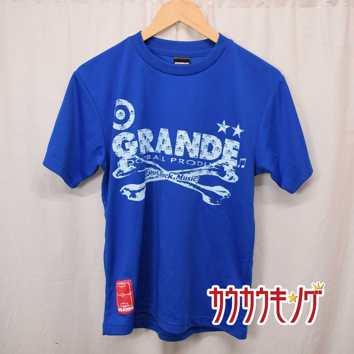 GRANDE グランデ 半袖シャツ プラシャツ Tシャツ S ブルー メンズ