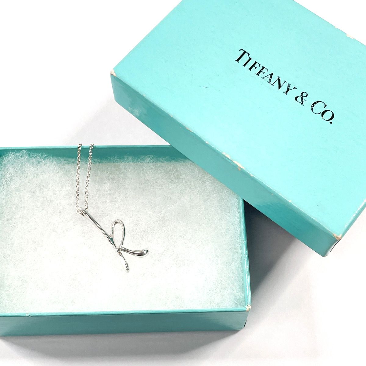 ティファニーエルサペレッティネックレス Tiffany & Co ビーンズ ネックレス エルサペレッティ シルバー