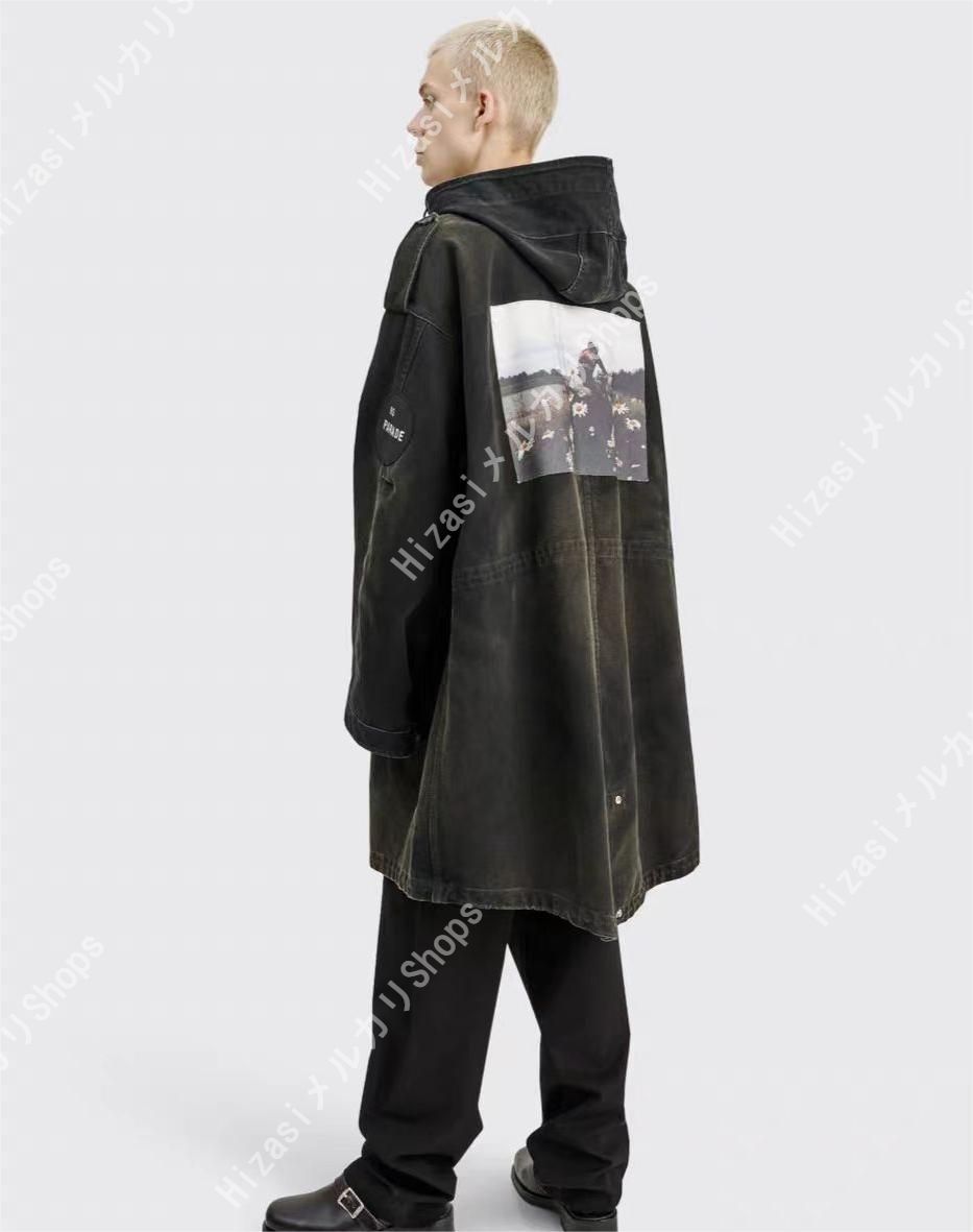 RAF SIMOMS ラフシモンズ21SS モッズコート ミドルパーカー 44