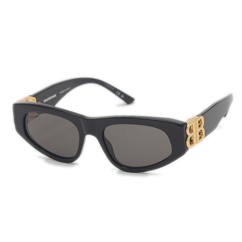 【美品】バレンシアガ BBロゴ サングラス ブラック ゴールド金具 メンズ BALENCIAGA バレンシアガ サングラス グローバルフィット メンズ