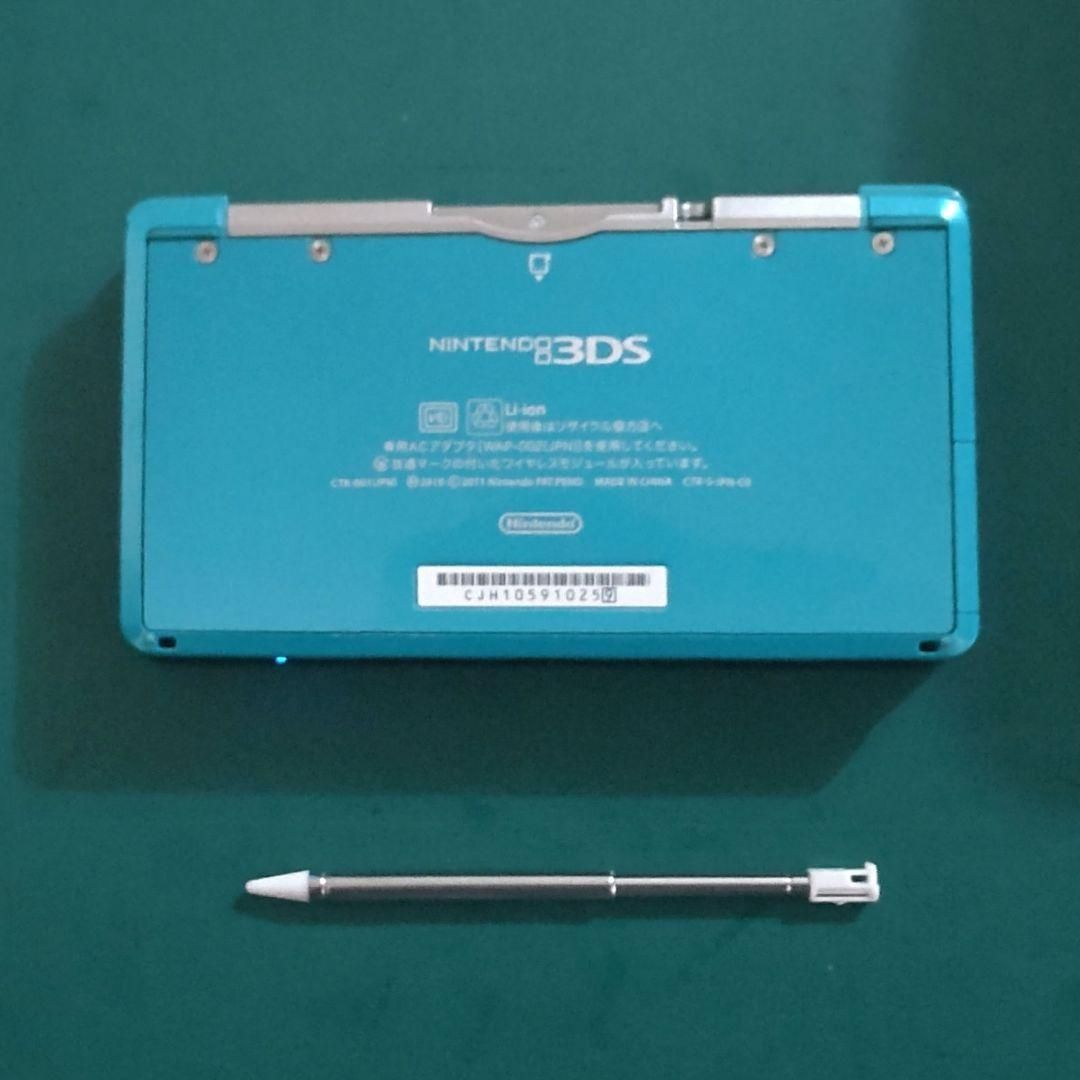 ニンテンドー3DS - F88【中古・良品】Nintendo 3DS Aqua Blue 充電器SD付き F88【中古・良品】Nintendo 3DS Aqua Blue 充電器SD付き 1025