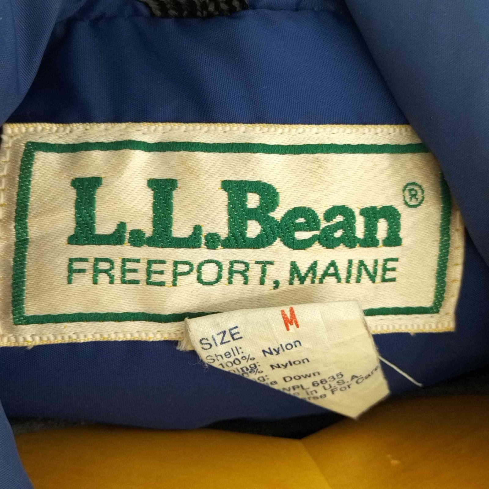 KUSA製80年代　LLBeanエルエルビーン　グースダウンベスト L.L.Bean 古着 80年代 エルエルビーン グースダウンベスト USA製