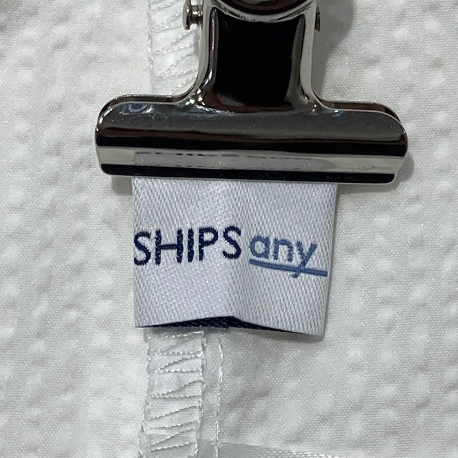 美品 SHIPS any シップス エニイ サッカー ティアード ブラウス 白
