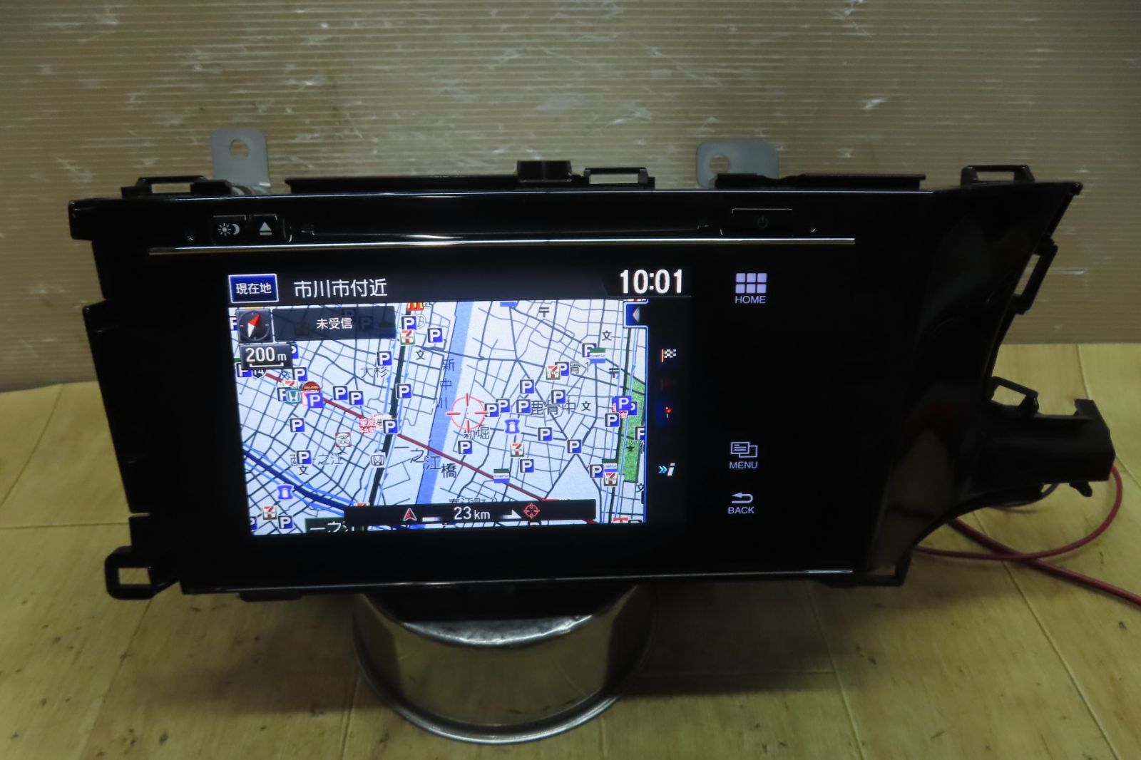 付 F3895 ホンダ純正 シャトル GP7 前期型 39100-TD4-J11-M1 NH892L ナビ Bluetooth内蔵 CD DVD再生OK ステー付 本体のみ