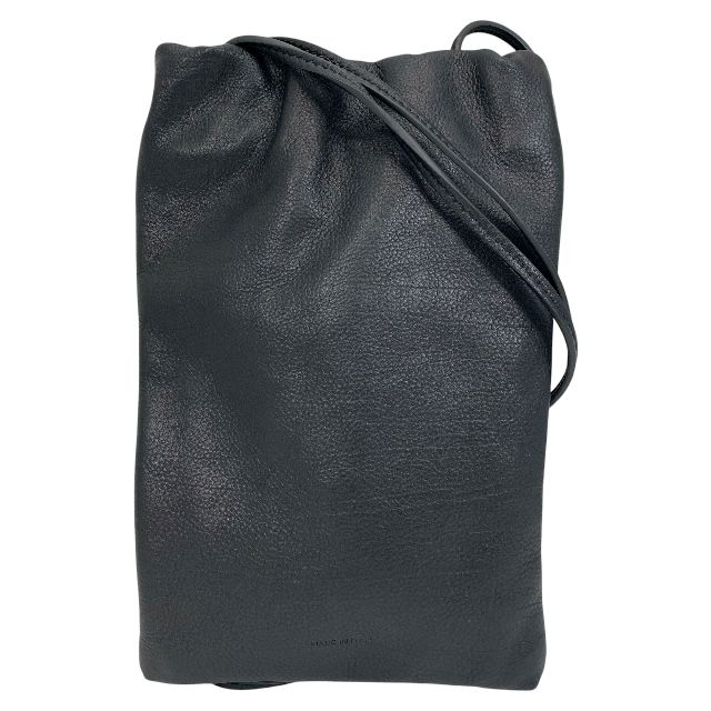 ザ ロウ W1418 L97 BOURSE PHONE CASE ブルス フォンケース ショルダーバッグ スマホ ショルダー スマホケース ブラック レザー THE ROW レディース 女性 メンズ 男性 ユニセックス ギフト プレゼント バッグ カバン