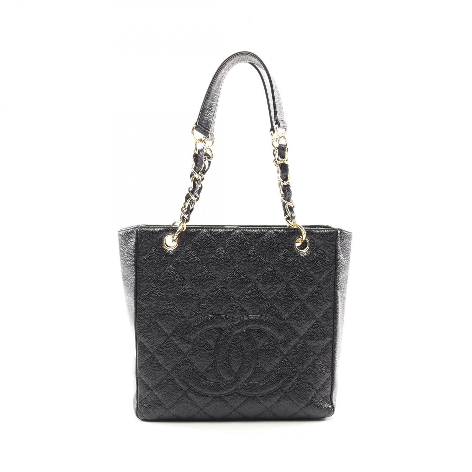 シャネル CHANEL トートバッグ マトラッセ PST A20994 ブラック レザー PSTトート レディース Used A