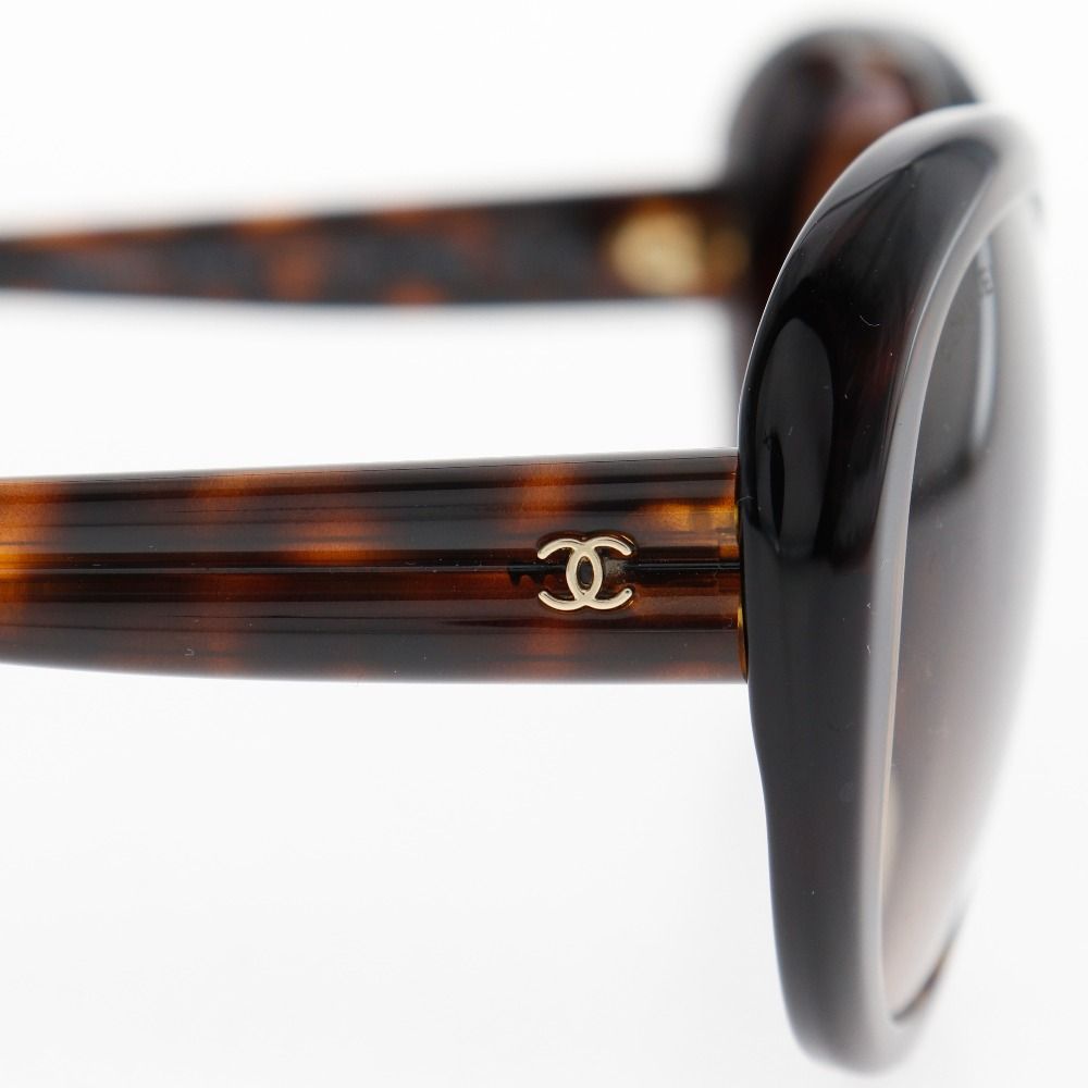 CHANEL】シャネル ココマーク 5312-A プラスチック 茶 レディース  