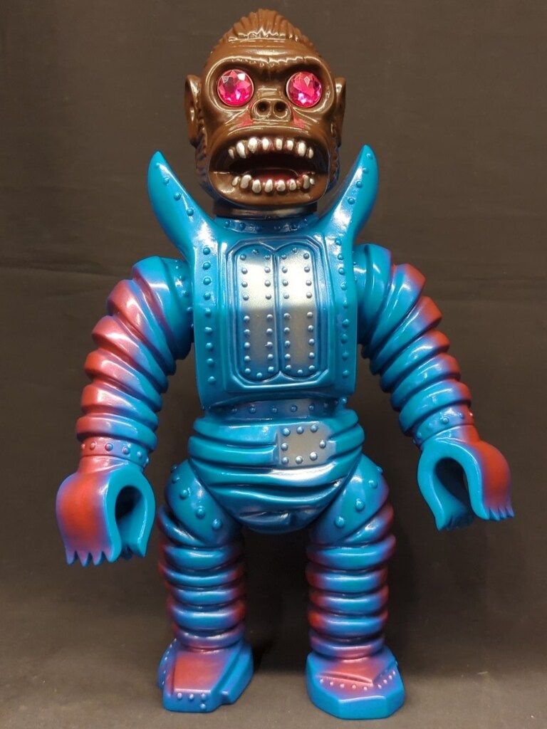 ブルマァク ミニサイズ VINソフビ ゴメス 青成型 95mm