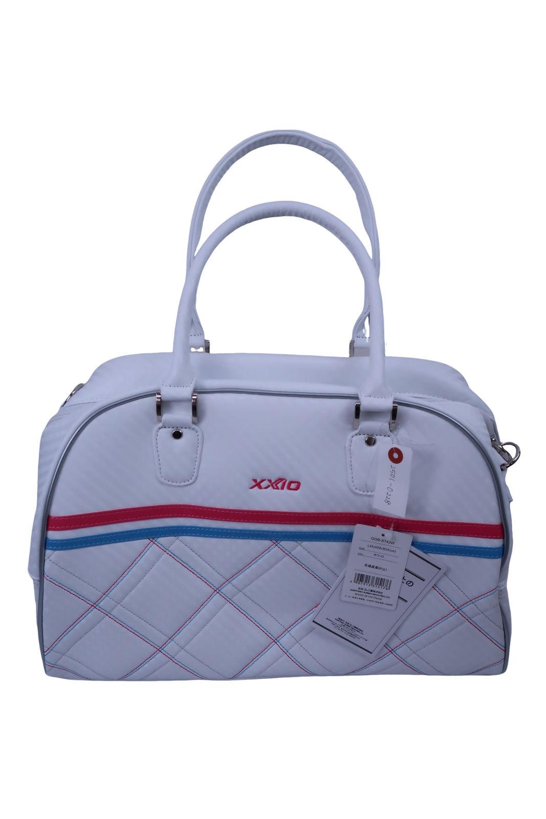 【新品】XXIO(ゼクシオ) ボストンバッグ 白 レディース フリーサイズ GGB-X143W ゴルフ用品 2501-0228 新品