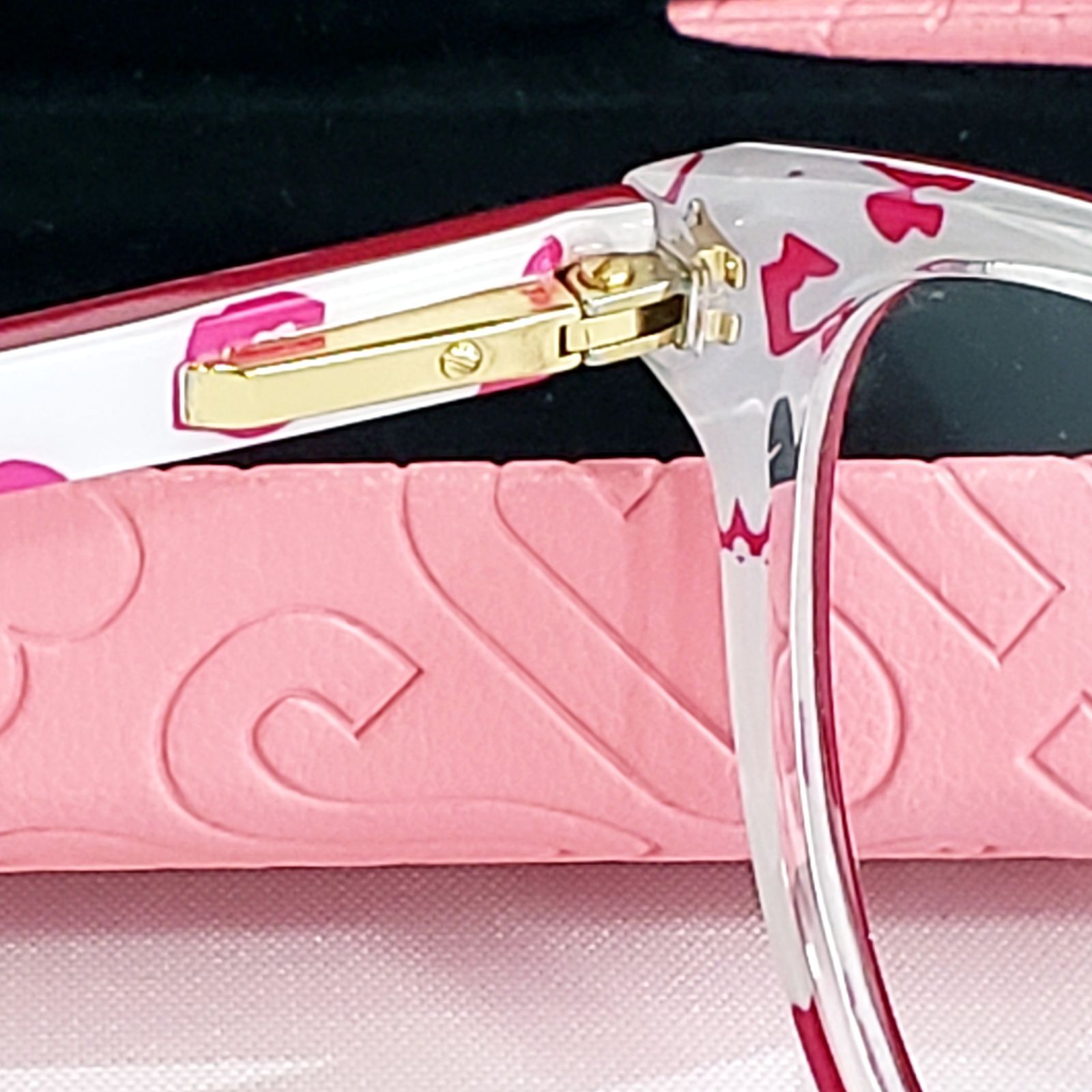 未使用【MOSCHINO】モスキーノ メガネフレーム リップ柄