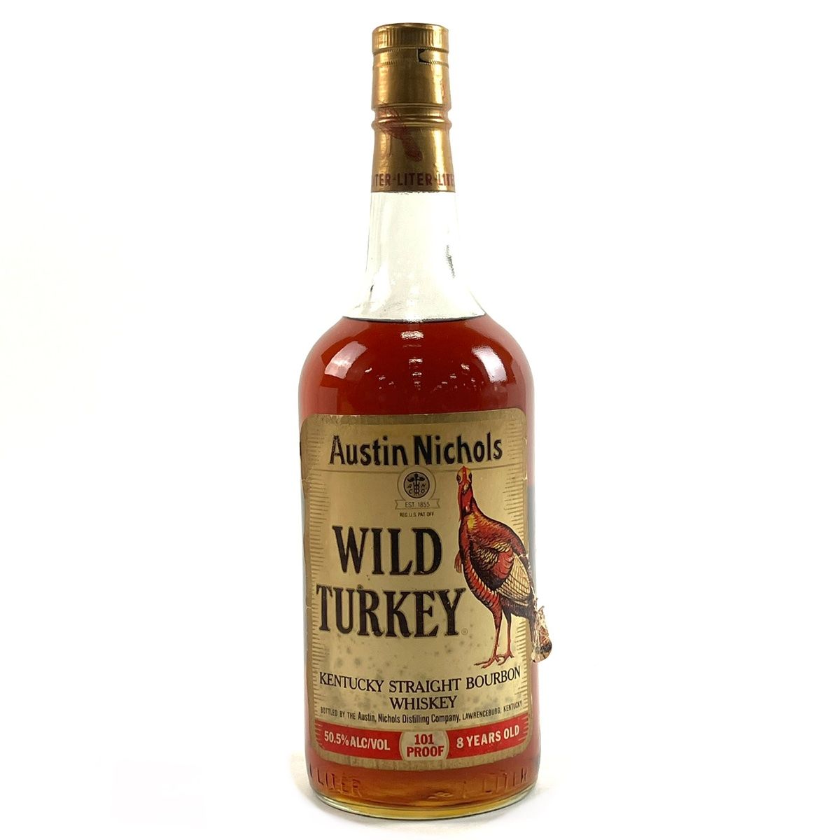WILD TURKEY ワイルドターキー8年旧旧ラベル古酒 ワイルドターキー WILD TURKEY 8年 旧旧ラベル 1000ml