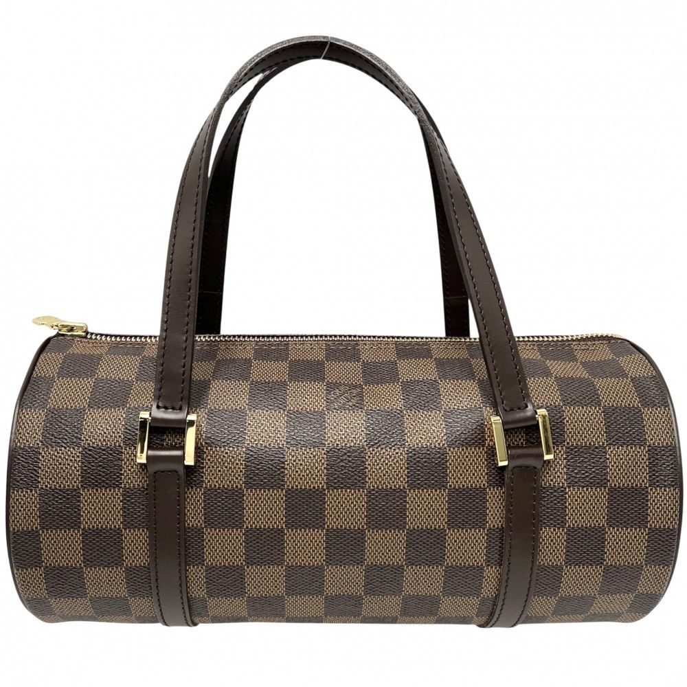 ルイヴィトン ハンドバッグ レディース パピヨン26 肩掛け 鞄 かばん LOUIS VUITTON N51304 ダミエキャンバス ブラウン 茶 ゴールド金具 品