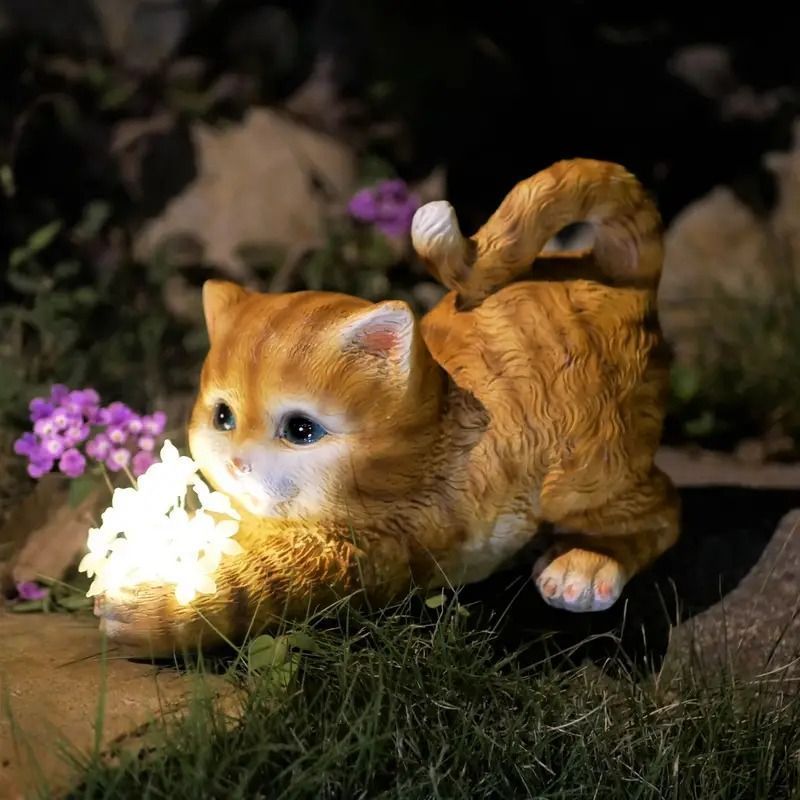 ☆ガーデンオブジェ庭 猫 蝶 園芸 ガーデニング（ガーデニング