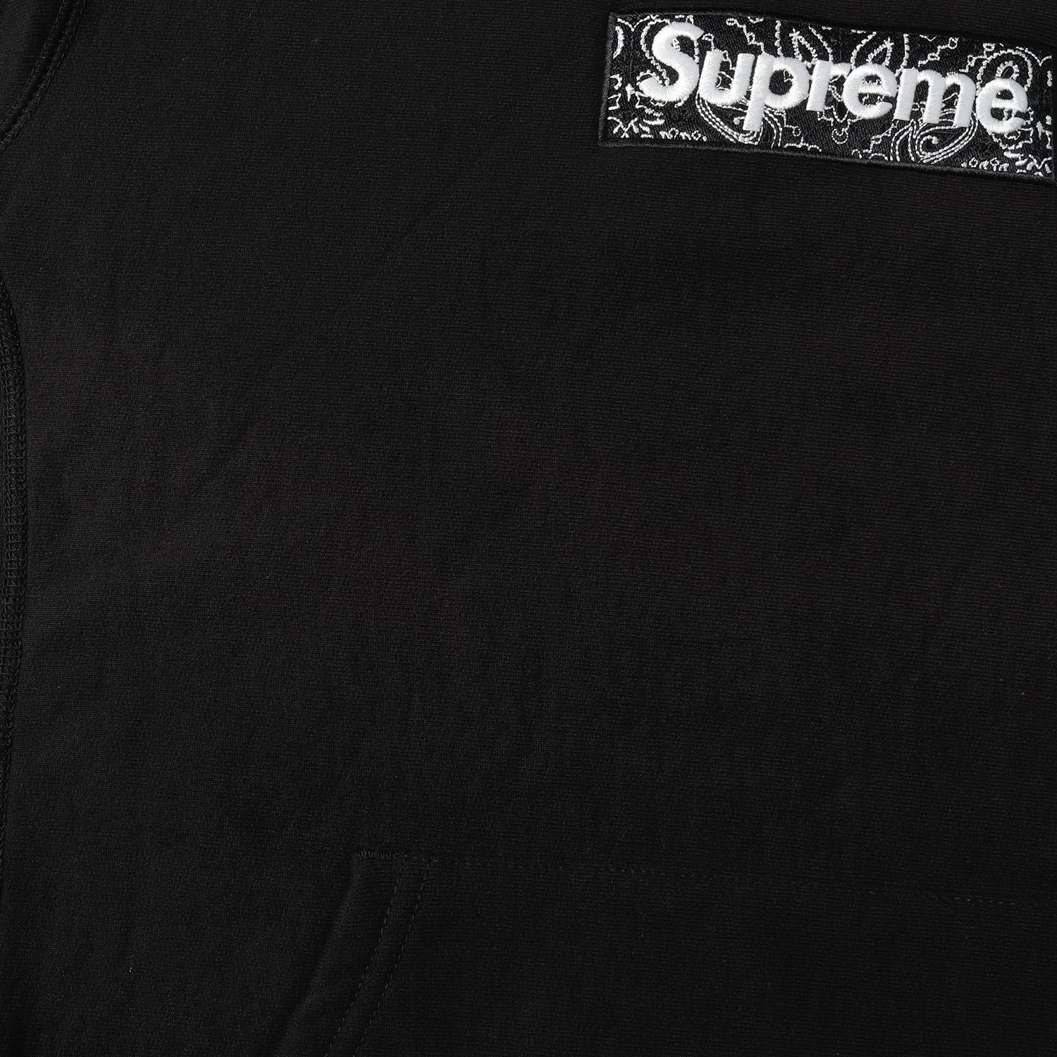 Supreme シュプリーム ボックスロゴ パーカー バンダナ Mサイズ 黒