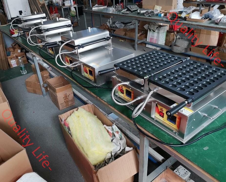 ベビーカステラメーカー ワッフルメーカー ケーキ 50ピース デジタルディスプレイ付き １0０V